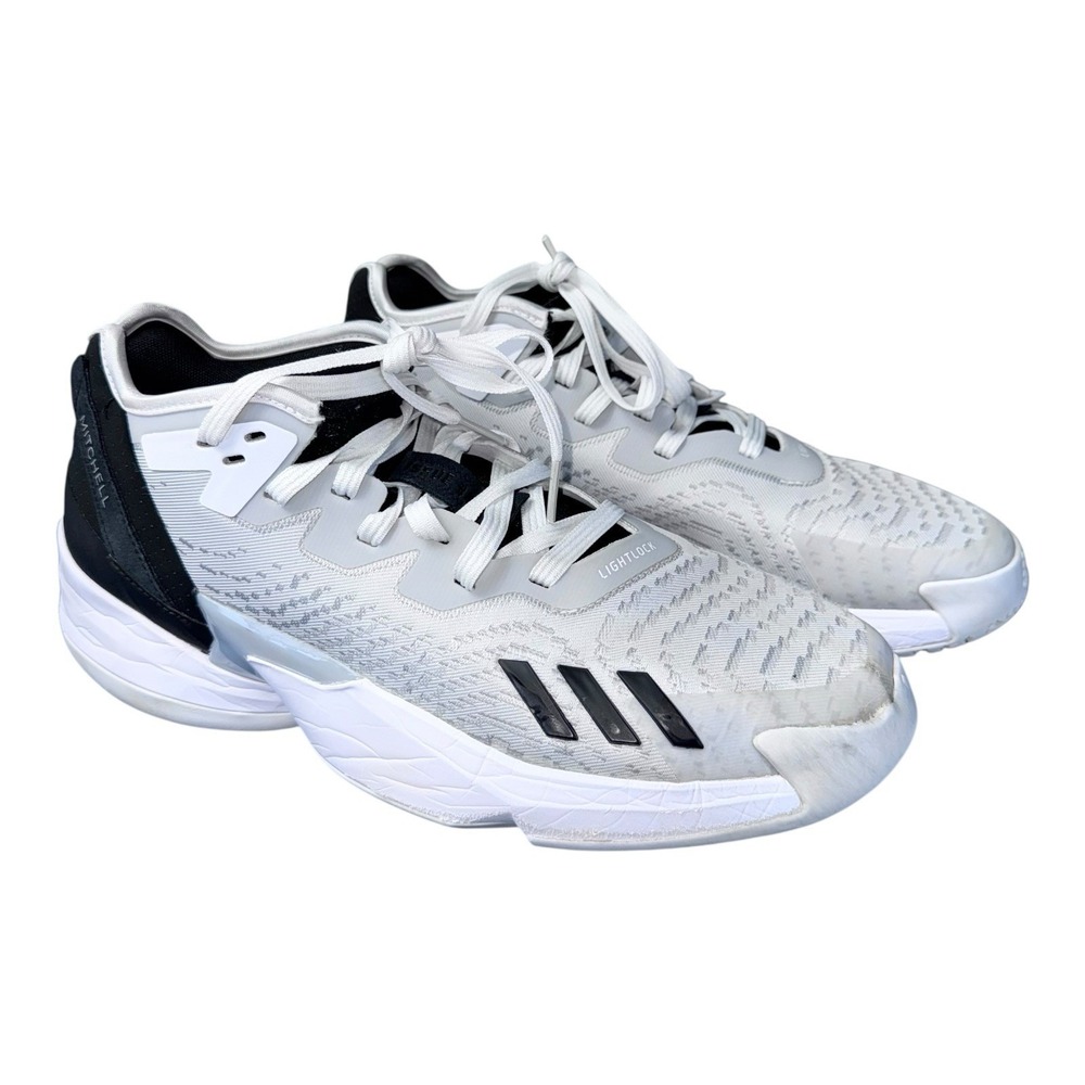 Size 11.5- Adidas D.O.N. Issue #4 White Grey